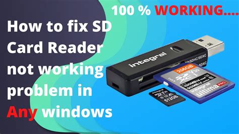How to Help Resolve SD or Memory Card Reader Not Working .